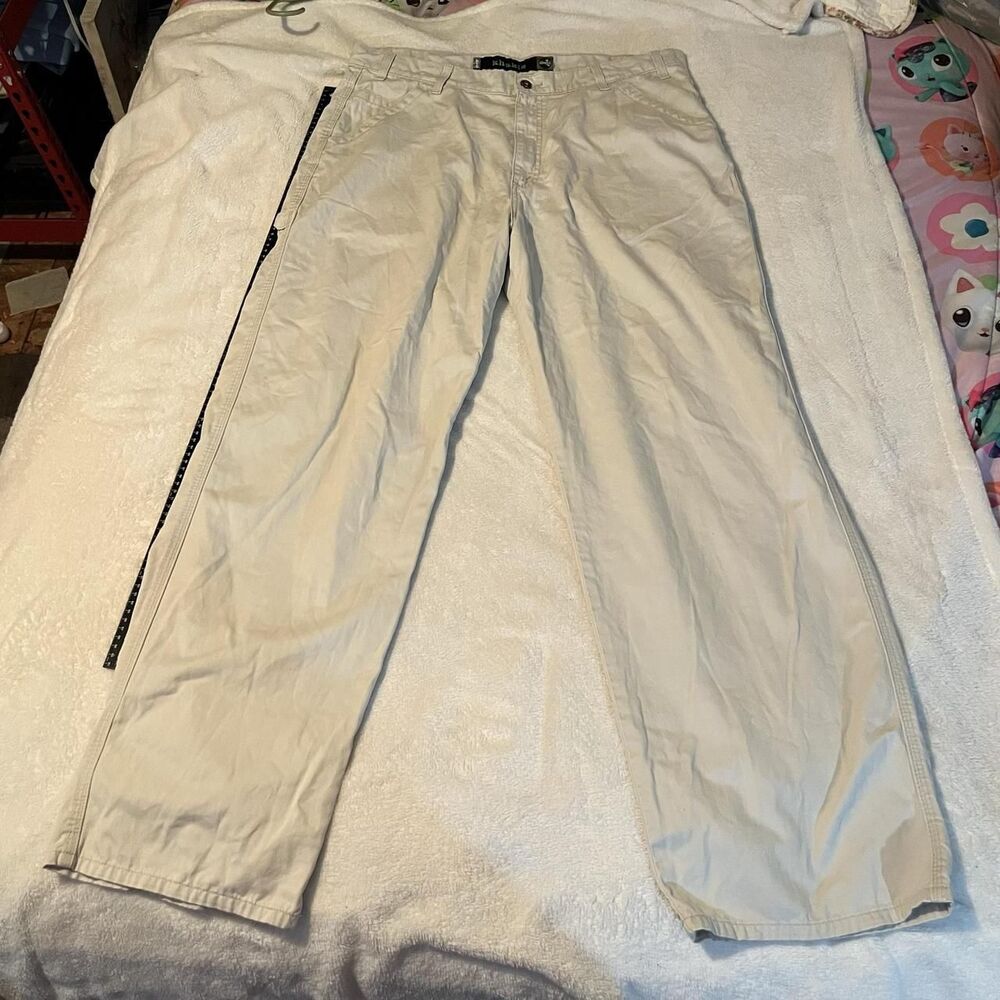 Levi's SilverTab Pants Mens Size 37 Beige Carpenter Khakis Relaxed 32 Inseam